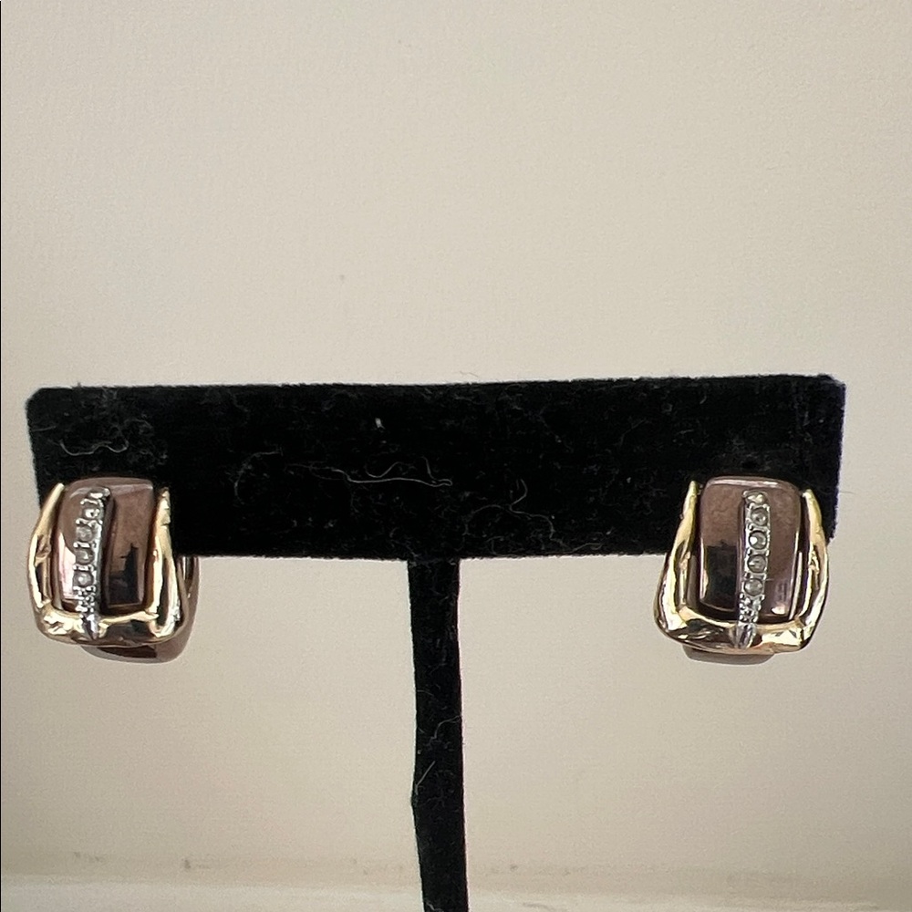 Alexis Bittar Gold and Silver Earrings - Picture 5 of 7